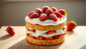 Erdbeer-Sahne-Torte