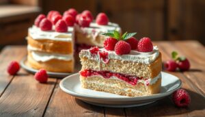 Himbeer-Pistazien-Torte