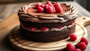 Schoko-Himbeer-Torte