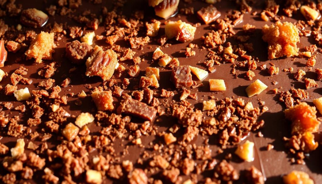 was als crunch in torte