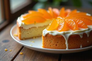 Saftiger Mandarinen-Schmand-Kuchen für Genießer