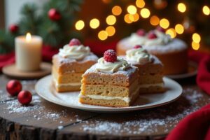weihnachtliche torte mit spekulatius-Titel