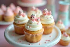 Süße Cupcakes für deine Babyparty - Rezepte & Ideen