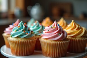 Cupcakes mit leckerem Topping selber machen