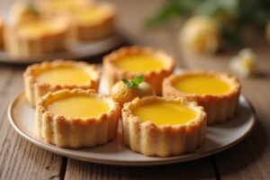 Leckere Torten mit Pudding Creme