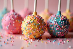 Bunte Cake Pops