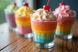 Kinder-Desserts im Glas