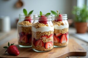 Desserts im Glas ohne Backen schnell und einfach